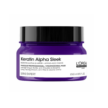 Loreal Keratin Alpha Sleek Professional Hair Mask (250ml)