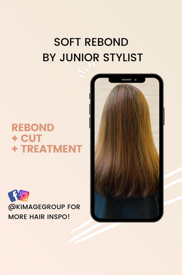 Soft Rebonding Service by Junior Stylists (E-Voucher)
