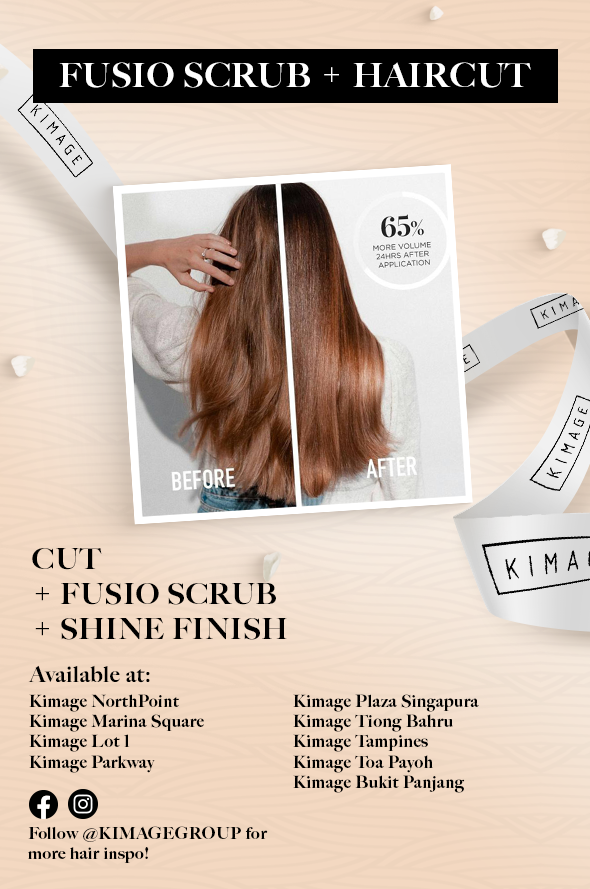 Haircut + Fusio Scrub + Shine Finishing Service E-Voucher