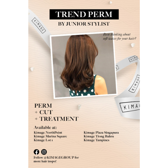 Trend Perm Service by Junior Stylists (E-Voucher)