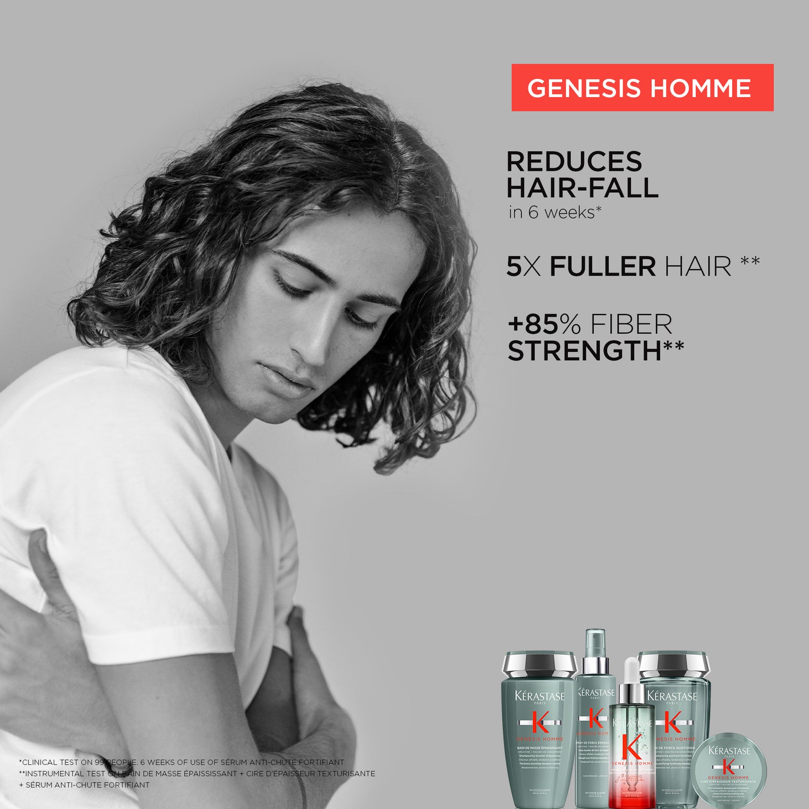Bain De Masse Epaississant Shampoo Genesis Homme Kimage E Store